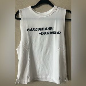 Brunches n Crunches Gym Tank Under Armour